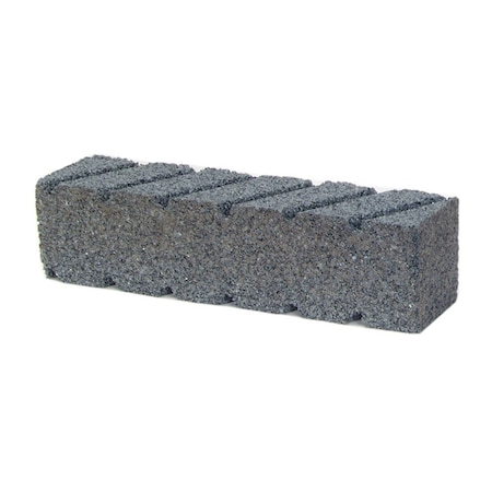 Norton Co SHARPENING STONES, Rubbing Brick - Fluted , Size: 6 x 2 x 2 614636-87840